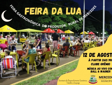 Hoje tem Feira da Lua em Mercedes